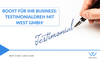 Testimonialdreh mit WeSt GmbH