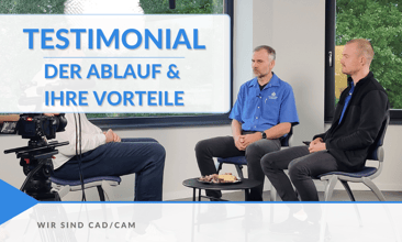 Wie läuft die Produktion eines Testimonialvideos bei der WeSt GmbH ab?
