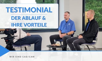Wie läuft die Produktion eines Testimonialvideos bei der WeSt GmbH ab?