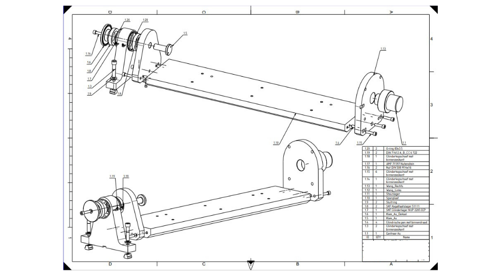 BOM Project MAS MCV 1016 quick