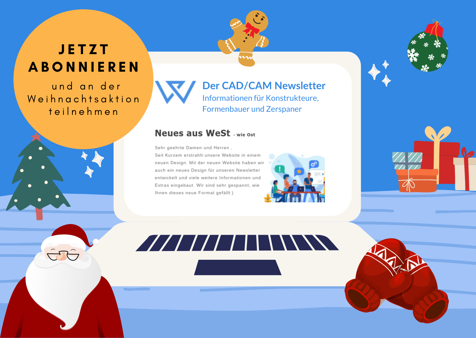 Weihnachtskorb - Der CADCAM Newsletter
