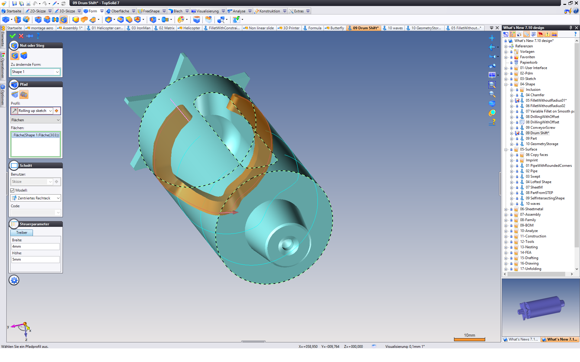 Screenshot von TopSolid'Design