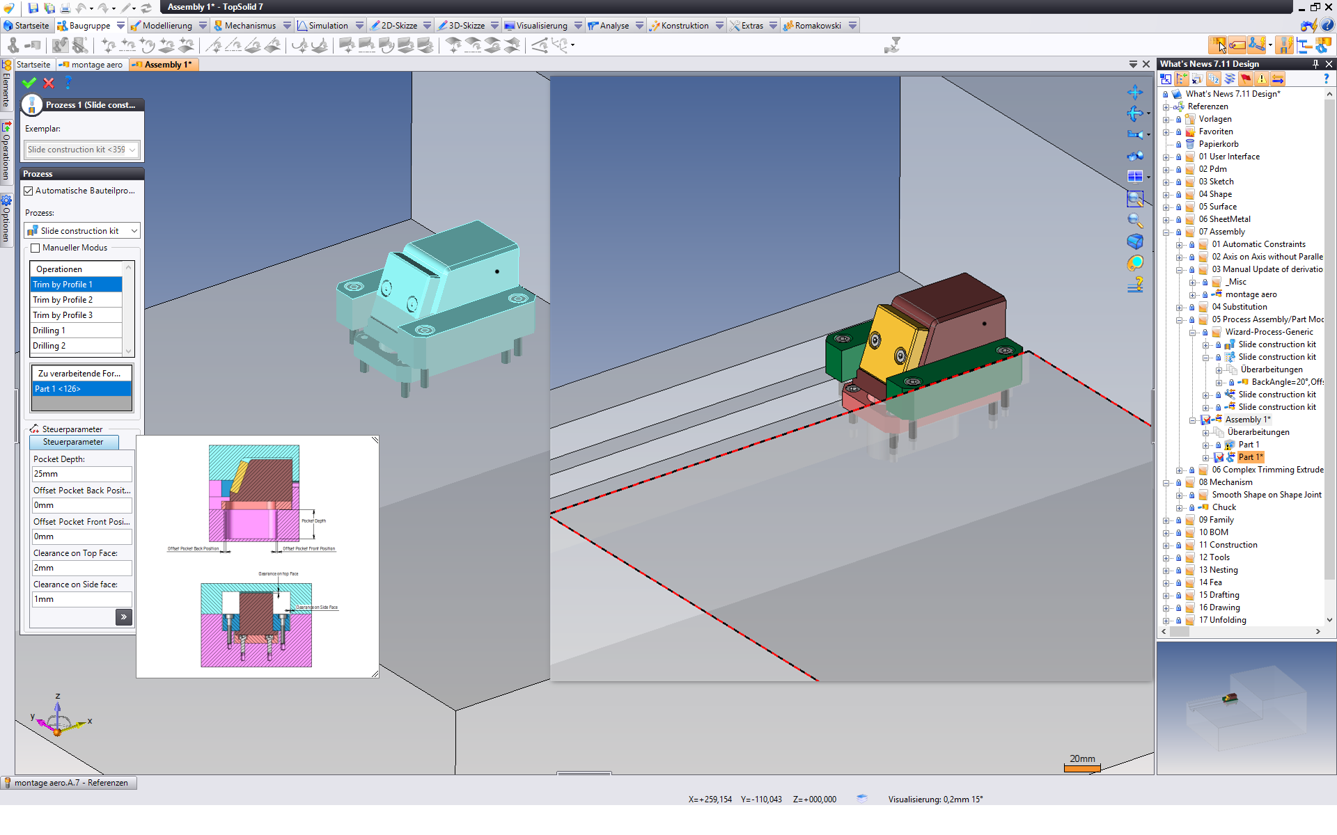 Screenshot von TopSolid'Mold