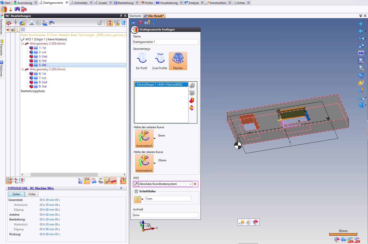 Screenshot von TopSolid'Wire